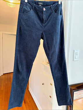 MAX&Co. Corduroy Pants Straight Leg Navy Size 2